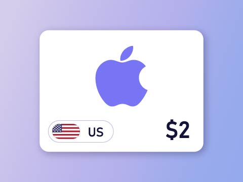 Apple iTunes Gift Card $2 (US)
