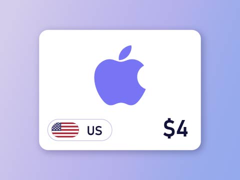 Apple iTunes Gift Card $4 (US)
