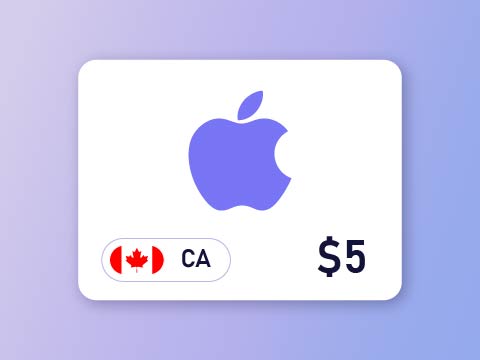 Apple iTunes Gift Card CA $5