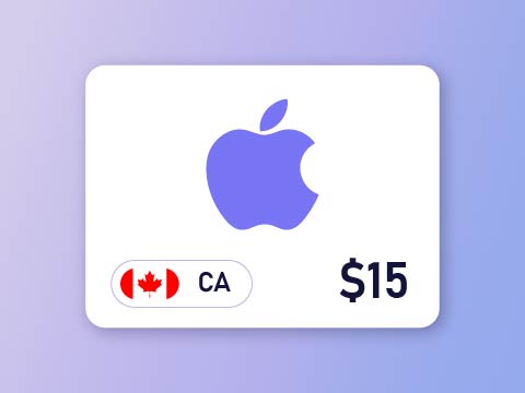Apple iTunes Gift Card CA $15