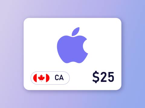 Apple iTunes Gift Card CA $25