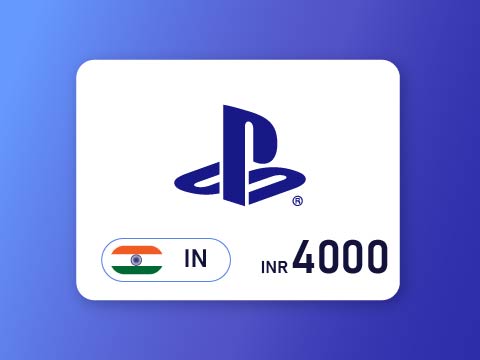 PlayStation Gift Card 4000 INR (India)