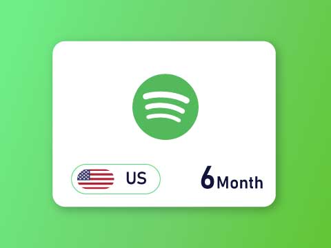 Spotify Gift Card 60 USD 6 Month