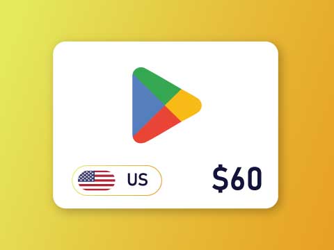 Google Play Gift Card 60 USD